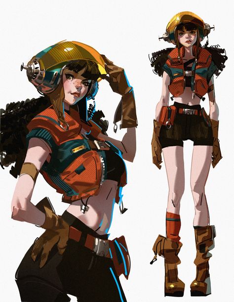 Character Stylization, Cyberpunk Character, Concept Art Character, Game Character Design, Honkai Impact, Art Characters, Anatomy Art, Female Character Design, 영감을 주는 캐릭터