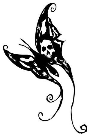 Skull Butterfly Skull Butterfly Tattoo, Gothic Butterfly, Tattoo Butterfly, Sharpie Tattoos, Gothic Tattoo, Butterfly Tattoo Designs, Dream Tattoos, Arte Inspo, Dope Tattoos