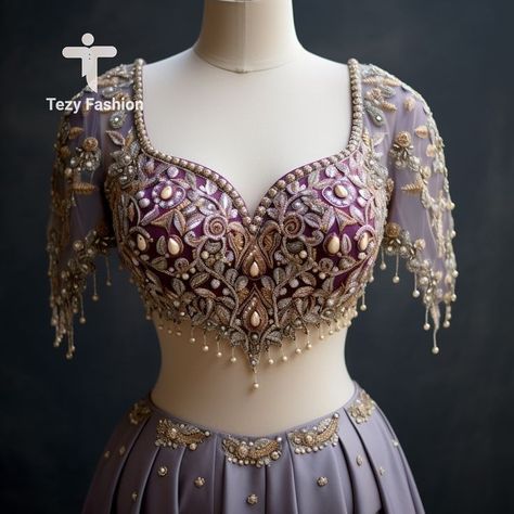 Bridal Lehenga Design, Modern Heritage, Latest Bridal Blouse Designs, Lehenga Design, New Saree Blouse Designs, Lehenga Designs Simple, Traditional Blouse Designs, Latest Model Blouse Designs, Fashionable Saree Blouse Designs