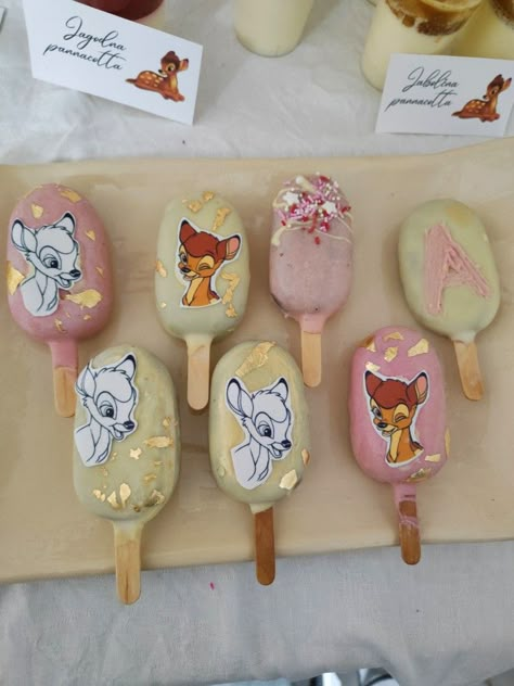 Bambi Desserts, Bambi Baby Shower Ideas, Bambi Party, Bambi Birthday, Bambi Baby, Girl Shower Themes, Care Bear Birthday, Fairy Garden Birthday Party, Baby Shower Dessert Table