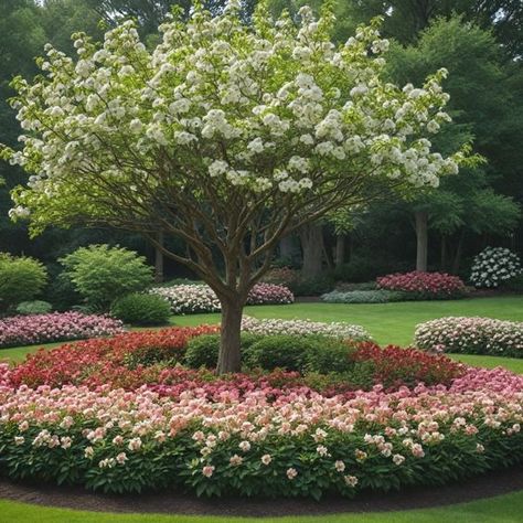 Discover the best trees for flower beds that will add a pop of color to your garden! Whether you're looking for shade-loving flowers or perennials that are easy to maintain, we have got you covered. Explore stunning flower bed designs under trees that will elevate the front of your house. From trees with white bark to the best plants for under trees, find inspiration for your next gardening project. Create a beautiful perennial garden with our selection of shade-loving perennials that thrive in Trees For Flower Beds, Plants For Under Trees, Trees With White Bark, Ornamental Pear Tree, Agro Tourism, Shade Loving Flowers, Birch Trees Landscaping, Flower Trees, Pink Flowering Trees