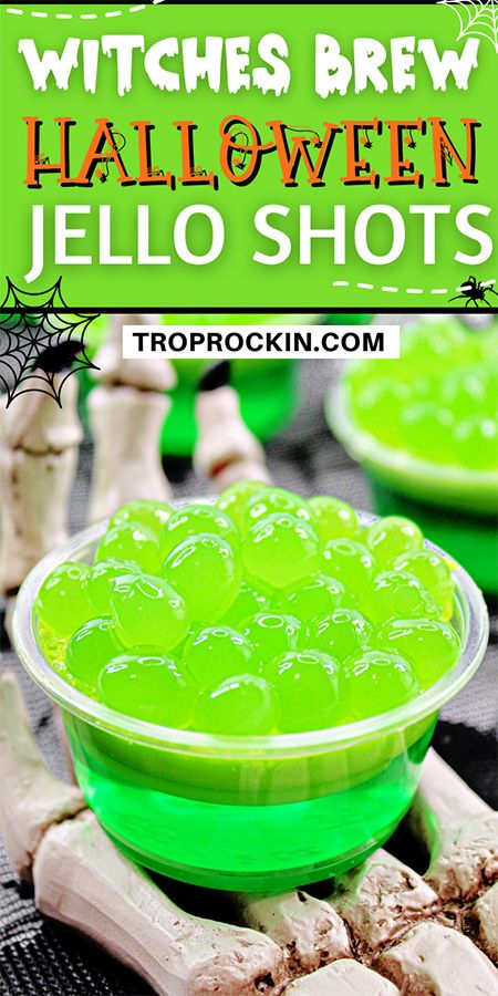 Witches Jello Shots, 2 Ingredient Halloween Shots, Halloween Jello Shots Vampire Kiss, Zombie Brain Jello Shots, Halloween Witch Jello Shots, Fun Halloween Jello Shots, Pop Rock Jello Shots Vodka, Halloween Shots Alcohol Jello Shooters, Halloween Vodka Jello Shots