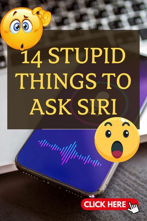 Pinterest pin featuring a collage of Siri's amusing and surprising answers to offbeat questions, set against a playful background. Things To Say To Siri Hilarious, Funny Questions To Ask Siri, Things Not To Ask Siri, Funny Things To Ask Siri Iphone, Things To Never Ask Siri Scary, Things To Ask Siri Hilarious, What To Ask Siri, Things To Say To Siri, Questions To Ask Siri