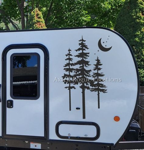 AxtellRogueCreations - Etsy Rogue Design, Large Rv, Deer Decal, Camper Decals, Rv Decals, Tree Decal, Bear Decal, Unique Decals, Grants Pass