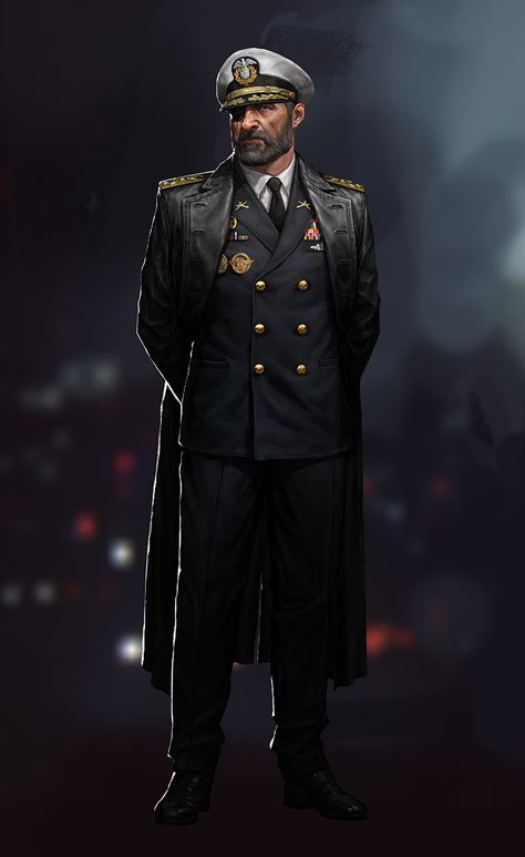 ArtStation - Gunshipbattle : Total warfare -admiral characters, Younghun Byun Soldier Character Art, Call Of Cthulhu Rpg, Copyright All Rights Reserved, Roleplay Characters, Military Officer, 다크 판타지, Cyberpunk Character, Call Of Cthulhu, Men In Uniform