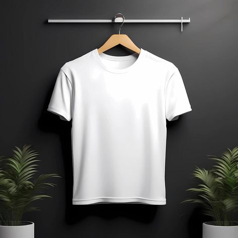 Tshirt Mockup Free, Realistic Background, Plain Tee Shirts, Goku Y Vegeta, 3d Mockup, Wedding People, Clothing Mockup, Shirt Printing, Football Shoes