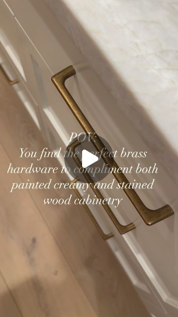 Natalia | Custom Home Build Design Inspo+Luxury Dupes for Less on Instagram: "SAVE this POST 🤍and elevate your kitchen with this unique brass hardware ! 

I can’t tell you how many brass finishes I went through to select the right color to compliment our lighting , cabinet tones and plumbing fixtures in the kitchen . Surprisingly, I landed on this inexpensive kitchen hardware from Amazon. 

🤍 Comment SHOP below to receive a DM with the link to shop this post on my LTK ⬇ https://liketk.it/4M1O8

✨LIKE ✨SAVE ✨SHARE 

If you enjoy following our experience building our custom home , learning from our victories and mistakes, some DIY projects ✨FOLLOW  US

#brasshardware #brassfinish #cabinethardware #cabinetjewelry #kitchensofinstagram #kitchensofinsta #igkitchen #kitchensofig #mydreamkitchen Aged Brass Kitchen Hardware, Hidden Outlets, Unlacquered Brass Hardware, Brass Kitchen Hardware, Kitchen 2024, Tea Station, Brass Cabinet Hardware, Brass Cabinet Pulls, Appliances Storage