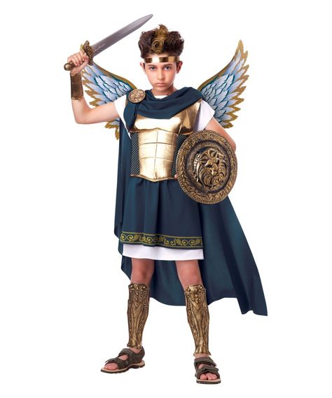 Archangel Gabriel Boys Costume - Boys Costume Boys Angel Costume, Saint Costume, Biblical Costumes, Nativity Costumes, Warrior Costume, California Costumes, Book Week Costume, Archangel Gabriel, Angel Costume