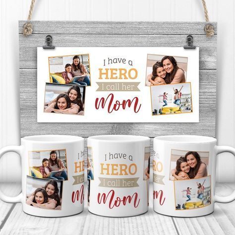 Shopping Mom Mugs, Custom Photo Mugs, Mug Template, Unique Gifts For Him, Couple Mugs, 3d Studio, Sublimation Mugs, Real Hero, Mug Printing