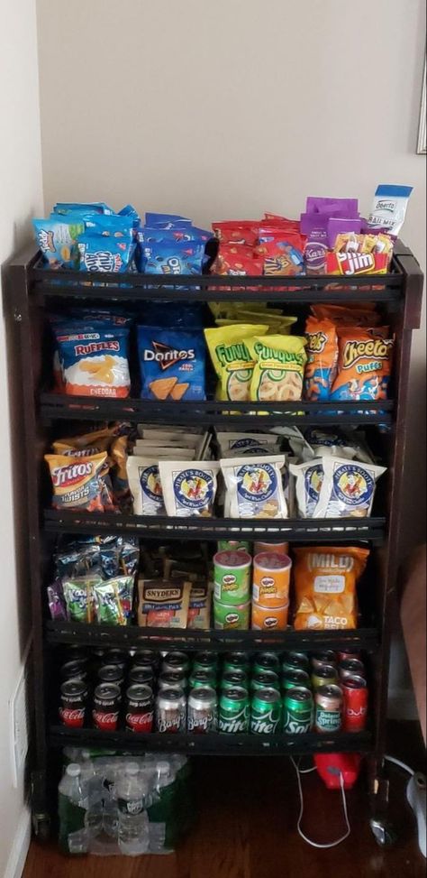 Dorm Snacks, I Lost 100 Pounds, Snack Rack, What Is Healthy Food, Snack Cart, Snack Station, Snack Organizer, Healthy Food Menu, Healthy Food Guide