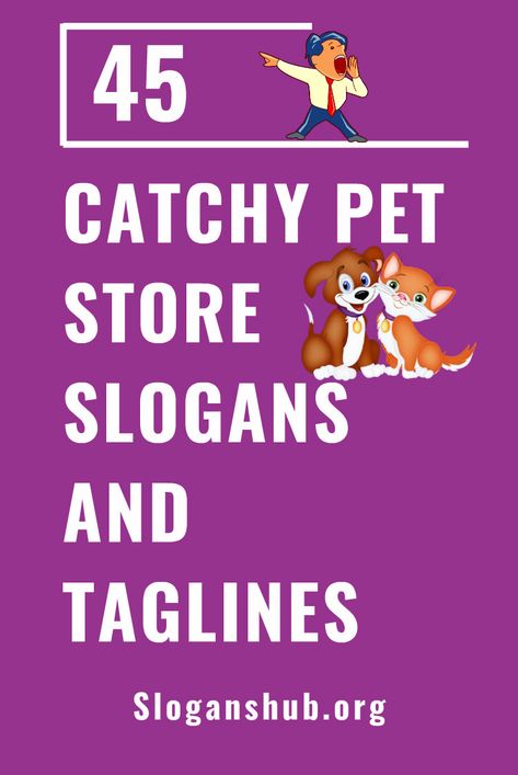 45 Catchy Pet Store Slogans And Taglines #slogans #taglines #petstore #petstoreslogans Pet Shop Names Ideas, Pet Logo Branding, Pet Business Ideas, Pet Store Logo, Christmas Business Ideas, Cat Pet Shop, Pet Shop Logo Design, Pet Shop Ideas, Dog Fundraiser