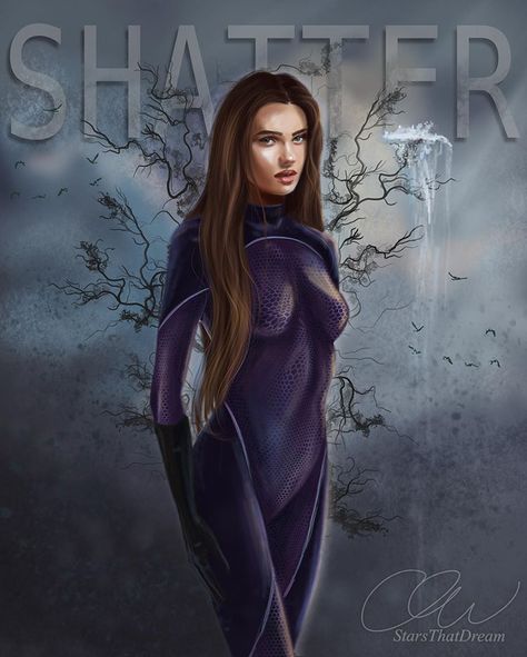 Alexandra Wylde on Instagram: “Juliette Ferrars from the Shatter Me series. Character belongs to @tahereh 💫 ~this is to coincide with the Warner piece. I will be doing a…” Bookish Prints, Sydney Mack, Shatter Me Warner, Juliette Ferrars, Me Character, Shatter Me Quotes, Book Fanart, Tahereh Mafi, Shatter Me Series