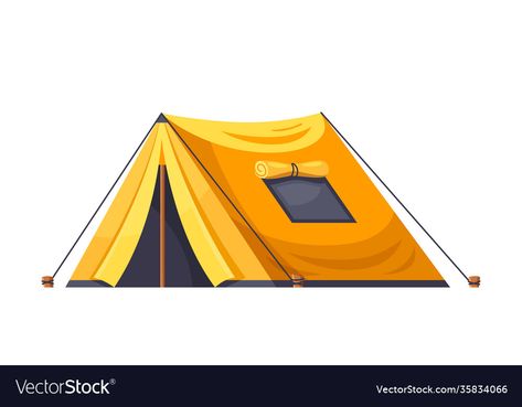 Tent Illustration, Tent Vector, Travel Cartoon, Outdoor Travel, Transparent Png, Outdoor Gear, Png Images, Adobe Illustrator, Tent