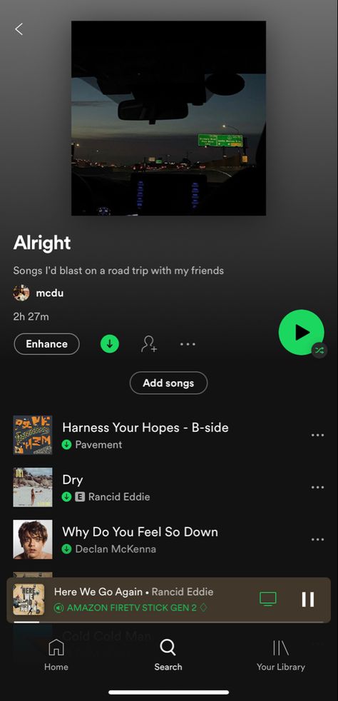 A playlist for when ure on a roadtrip w ur friends #spotify #playlist Roadtrip Playlist, Declan Mckenna, Spotify Playlist, Do You Feel, Road Trip, Songs, Road