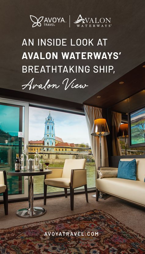 Glide along picturesque waterways, explore charming European towns, and immerse yourself in culturally rich experiences while onboard a dreamy Avalon Waterways river cruise. Better yet, enjoy it all on the new Avalon View, a luxurious river cruise ship offering an upscale experience with exceptional amenities, dining, and activities. #rivercruise #luxurytravel #booktoday Viking River Cruise Grand European Tour, Avalon River Cruises In Europe, Best Viking River Cruise, Viking Homelands Cruise, Uniworld River Cruise Europe, Avalon Waterways, River Cruises In Europe, Cruise Fashion, Viking Cruises Rivers