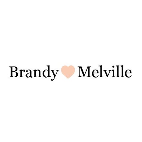 Brandy Melville Logo, Brandy Melville Aesthetic, Brandy Melville Stickers, Brandy Melville Usa, Famous Logos, Brand Icon, Nyc Shopping, Photo Wall Collage, Birthday Wishlist