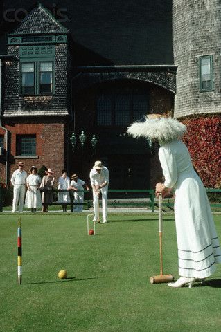 Croquet Garden Party, Croquette Game, Croquet Wedding, Croquet Aesthetic, Croquet Party, Vintage Croquet, English Country Manor, Country Manor, Lawn Party