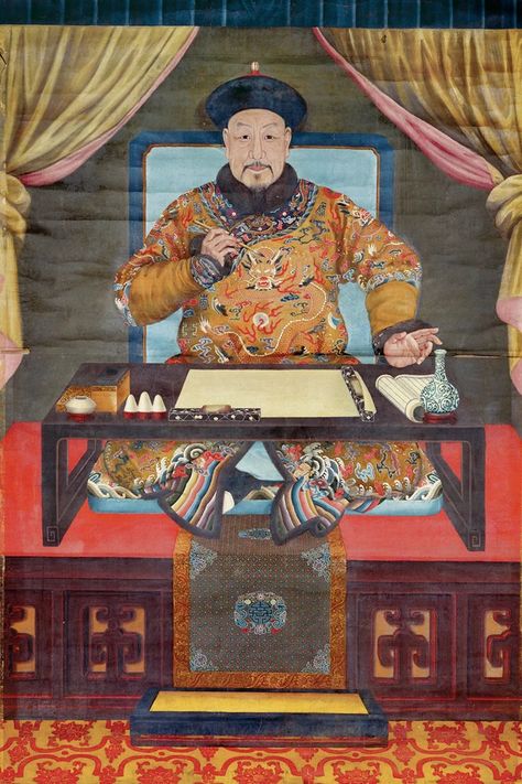 Look what I found on AliExpress Noble Ranks, Qianlong Emperor, Painted Curtains, Chinese Artwork, Giant Poster, Art Chinois, Chinese History, Traditional Paintings, Qing Dynasty