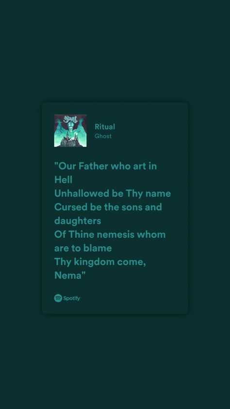 Ghost Band Lyrics, Ghost Lyrics, Ghost Quote, Tiktok Edit, Ghost Band, Band Ghost, Lyrics Wallpaper, Ghost Bc, Spotify Lyrics