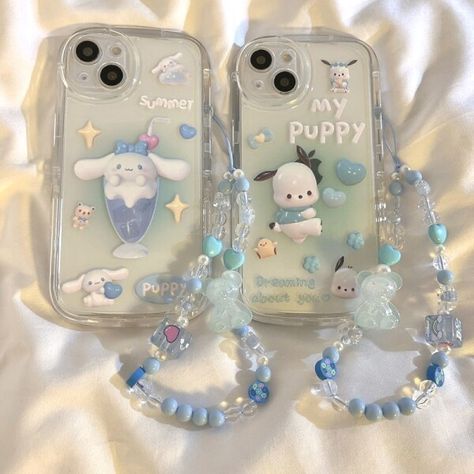 Phone Case With Chain, Kawaii Cinnamoroll, Capas Samsung, Y2k Girl, Girly Phone Cases, Kawaii Phone Case, Mobile Case, Sanrio Cinnamoroll, Pretty Iphone Cases