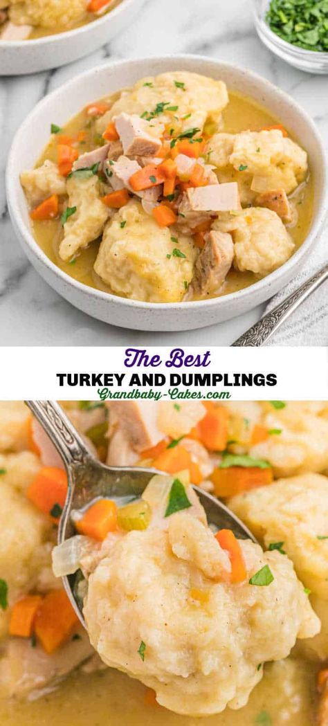 Turkey And Dumplings Bisquick, Slow Cooker Turkey And Dumplings, Turkey Stew And Dumplings, Turkey Soup With Stuffing Dumplings, Turkey Dumpling Soup Easy, Turkey Dumpling Soup Crockpot, Turkey Soup With Dumplings, Turkey Stew With Dumplings, Turkey And Dumplings Crockpot