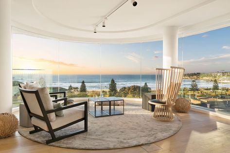 Bondi Beach House, Bondi House, Gaggenau Appliances, Beach Backdrop, Bathroom Apartment, Luxury Flats, Bondi Beach, Timber Flooring, Free Standing Tub