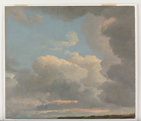 Cloud Study (Early Evening)  Simon Denis  (Flemish, Antwerp 1755–1813 Naples) Cloud Study, Albert Bierstadt, Wedding Moodboard, Early Evening, Alberto Giacometti, Cloud Painting, Sky And Clouds, Art Plastique, Metropolitan Museum Of Art