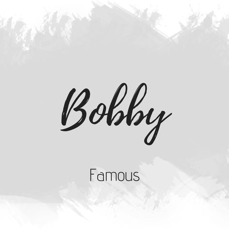 Bobby Name Tattoo, Bobby Tattoo Name, Family Circle, Face Aesthetic, Name Wallpaper, Tattoo Stencil Outline, Name Tattoo, Rare Words, Unusual Words