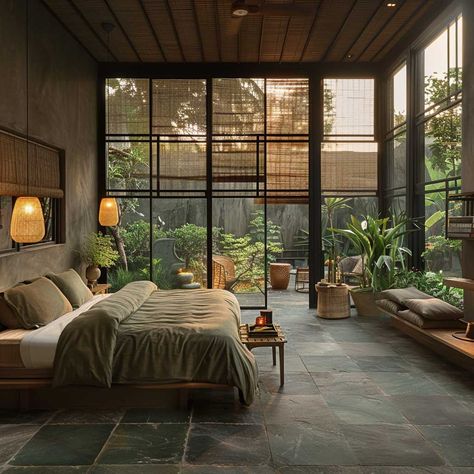 7+ Modern Slate Bedroom Flooring Ideas for a Sophisticated Design • 333+ Art Images Slate Tile Bedroom, Vinyl Floor Bedroom, Slate Bedroom, Modern Tropical Bedroom, Bedroom Flooring Ideas, Floor Bedroom Ideas, Bedroom Ideas Cozy, Slate Floors, Bedroom Tile