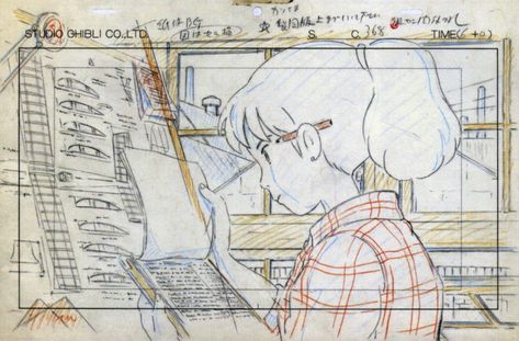 Studio Ghibli Hayao Miyazaki Art, Miyazaki Art, Studio Ghibli Characters, Animation Storyboard, Comic Layout, Ghibli Artwork, Studio Ghibli Movies, Studio Ghibli Art, Ghibli Movies