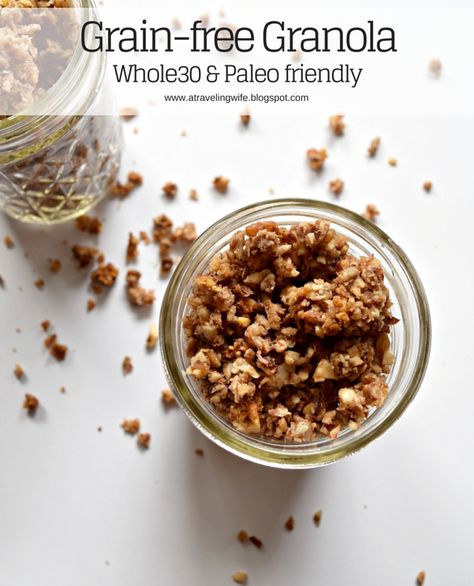 Whole 30 Foods, Whole 30 Meals, Whole 30 Snacks, Grain Free Breakfast, The Whole 30, Paleo Granola, Whole30 Breakfast, Whole 30 Meal Plan, Paleo Friendly Recipes