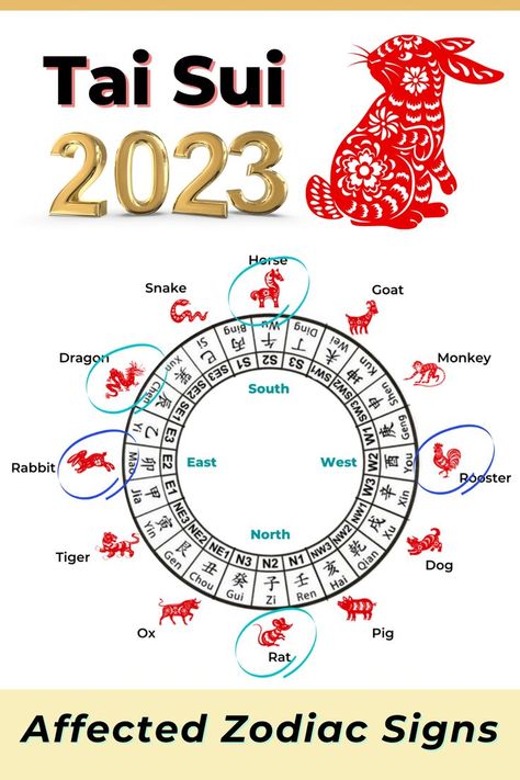 Rabbit Zodiac Sign, Mandarin Quotes, Rooster Zodiac, Chinese Zodiac Rabbit, Year Of The Rabbit 2023, Year Of Rabbit, Zodiac Rabbit, Chinese New Year Wishes, Feng Shui Guide