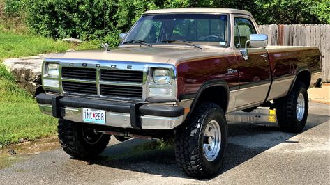 1992 Dodge D150 Pickup | W153 | Dallas 2019 Dodge Square Body Trucks, D150 Dodge, 1st Gen Cummins, Dodge Pickup Trucks, Old Dodge Trucks, Cummins Trucks, Dodge Pickup, Dodge Truck, Old Pickup