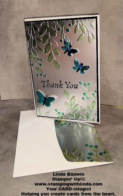 #foilspecialtypaper #techniquevideo #lindabauwin Stazon Ink, Blue Foil, Foil Paper, Specialty Paper, Embossing Folders, Ink Pad, Embossing Folder, Paper Cards, Daffodils