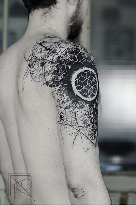 Mathematicians are the weirdest of the weird and it's fantastic. Tatuaje Trash Polka, Tattoo Diy, Sketch Style Tattoos, Geometric Sleeve Tattoo, Muster Tattoos, Geometry Tattoo, Cat Tattoos, Inspiration Tattoos, Geometric Tattoo Design