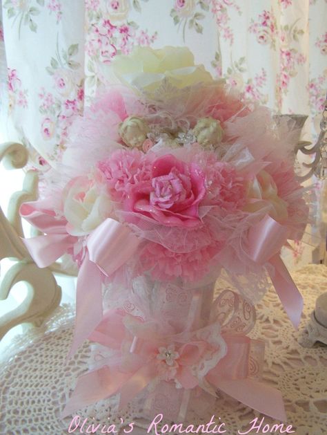 Lace Decorations, Cupid Bow, Pink Flower Arrangements, Vintage Angel, Floral Arrangements Wedding, Pink Bridal, Lace Decor, White Bridal, Bride Bouquets