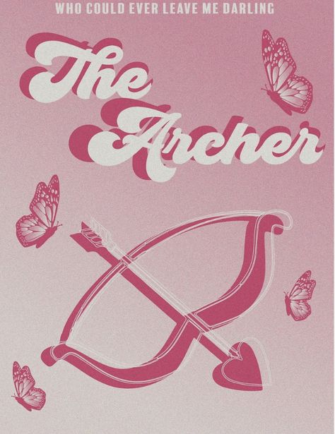 Harry Styles Prints Pink, Taylor Swift Art Print Poster, Taylor Swift Posters For Room, The Archer Poster, The Archer Wallpaper, Pink Taylor Swift Wallpaper, Taylor Swift The Archer, Archer Taylor Swift, The Archer Taylor Swift