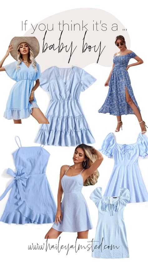 What to wear to a Gender Reveal if you think it's a baby boy. Blue Gender Reveal Outfit Guest, Gender Reveal Outfits For Guest, Gender Reveal Party Outfit Guest, Gender Reveal Guest Outfit, Gender Reveal Outfits For Mom, Gender Reveal Outfit For Guest, It's A Baby Boy, Gender Reveal Outfit, Blue Gender Reveal