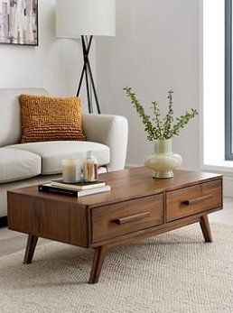 Living Room Furniture Brown, Coffee Tables With Drawers, Wooden Center Table Design Modern, Dark Wood Coffee Table Living Room, Center Table Living Room Wooden Modern, Walnut Coffee Table Living Room, Dark Wooden Coffee Table, Center Table With Drawer, Wooden Coffee Table Decor