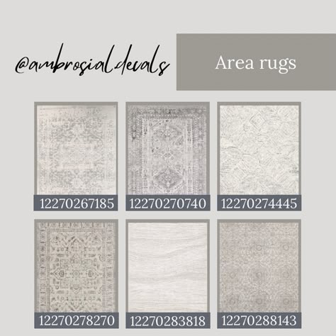 Bloxburg Modern Rug Decal Codes, Custom Rug Decals Bloxburg, Modern Rug Decals Bloxburg, Modern Decals Berry Ave, Berry Ave House Codes Rug, How To Make Custom Rugs In Bloxburg, White Rug Decals Bloxburg, Berry Avenue Decals Rug, Bloxburg Decal Carpet