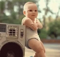 Baby Dance GIF - Baby Dance Music - Discover & Share GIFs Happy Birthday Man Funny, Happy Birthday Emoji, Baby Dancing, Funny Face Gif, Happy Birthday Cat, Funny Baby Gif, Happy Birthday Man, Proverbs 22, Dancing Baby