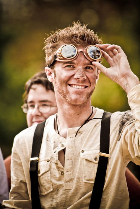 Mechanic Aesthetic, Scruffy Hair, Mechanics Aesthetic, Steampunk Mechanic, Joshua King, Steampunk Costume, Steampunk Design, Character Inspo, Body Poses