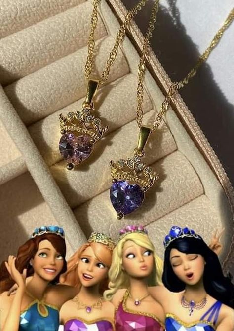 Barbie Princess Charm School, Princess Charm School, Lizzie Hearts, Princess Sophia, Princess Charming, Princess Jewelry, Princess Inspired, Charm School, Necklace Collection