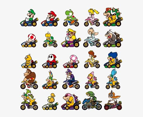 Stamps Png, Mario Kart Party, Super Mario Kart, Mario Kart 8, Gaming Tattoo, Super Mario Art, Mario Art, Mario Kart, 2d Art