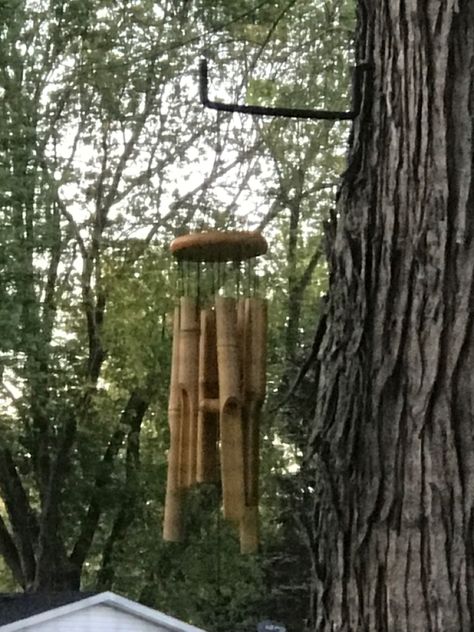 Wind chimes on a tree Aesthetic Windchimes, Windchime Aesthetic, Windchimes Aesthetic, Wind Chime Aesthetic, Wind Chimes Aesthetic, Windchimes Homemade, Yellow Boots, Barbie Dream, Barbie Dream House