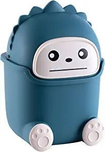 Amazon.com: Aiabaleaft Cute Flip Trash Can Cute Animal Shape Trash Cans Cute Desktop Trash Can for Bathrooms,Kitchens,Offices,Waste Basket for Dressing Table(Blue) : Home & Kitchen Bulbasaur Pokemon, Dining Table In Living Room, Kitchen Trash Cans, Garbage Bin, Trash Bin, Cosmetic Items, Storage Buckets, Kitchen Cleaning Supplies, Paper Basket