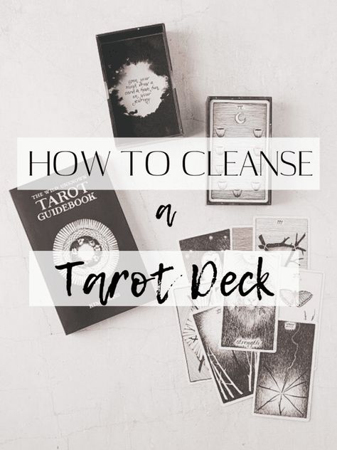 7 Ways to Cleanse and Clear a Tarot Deck | Tea & Rosemary New Tarot Deck, Wild Unknown Tarot, Tarot Guidebook, Tarot Cards For Beginners, Tarot Tips, Become Wealthy, Tarot Learning, Tarot Card Meanings, Tarot Readers