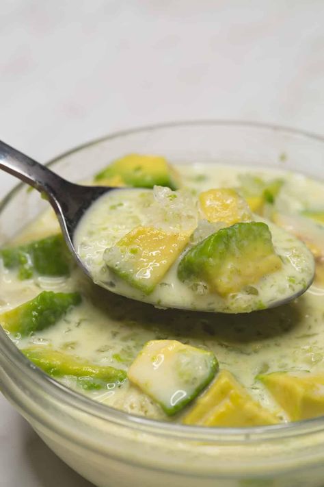 Sometimes you need some cold avocado and milk soup. 🥴🫢 Avocado Recipes Dessert, Milk Soup, Avocado Dessert, Pistachio Ice Cream, Cold Soup, Fresh Avocado, Ripe Avocado, Fresh Milk, Simple Recipe