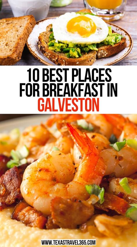 10 Best Places For Breakfast In Galveston Where To Eat In Galveston Texas, Galveston Texas Restaurants, The Strand Galveston Texas, Galveston Texas Vacation, Texas Galveston, Galveston Restaurants, Texas Restaurants, Texas Recipes, Sister Trip