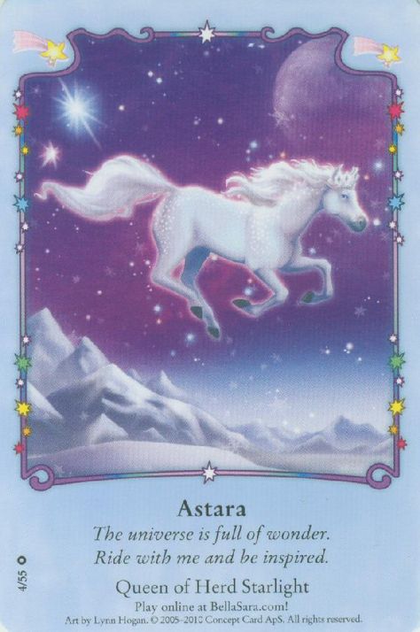 Bella Sara Horses Cards, Bella Sara Cards, Blue Pegasus, White Pegasus, Mythical Horses, Spirit And Rain, Bella Sara, Feathered Wings, Snowflake Patterns